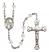 Blessed Emilee Doultremont Engravable Rosary with Crystal Beads