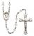 Saint Peter Canisius Engravable Rosary with Crystal Beads