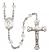 Saint Columbkille Engravable Rosary with Crystal Beads