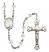 Saint Jeanne Chezard de Matel Engravable Rosary with Crystal Beads