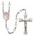 Blessed Herman the Cripple Engravable Rosary with Crystal Beads