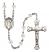 Saint Seraphina Engravable Rosary with Crystal Beads