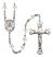 Our Lady Rosa Mystica Engravable Rosary with Crystal Beads