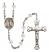 Our Lady of Kibeho Engravable Rosary with Crystal Beads