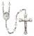 Saint Margaret Mary Alacoque Engravable Rosary with Crystal Beads