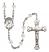 Saint Andre Bessette Engravable Rosary with Crystal Beads