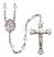 Saint Claude de la Colombiere Engravable Rosary with Crystal Beads