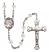 Saint Jadwiga of Poland Engravable Rosary with Crystal Beads