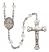 Saint Medard of Noyon Engravable Rosary with Crystal Beads