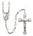 Saint Emma Uffing Engravable Rosary with Crystal Beads