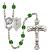 Saint John Paul II Rosary with Emerald Beads