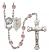 Saint John Paul II Rosary with Light Amethyst Beads