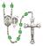 Saint Benedict Rosary with Peridot Beads