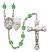 Saint Joseph of Cupertino Rosary with Peridot Beads