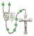 Saint Kateri and Equestrian Rosary with Peridot Beads