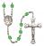 Our Lady of Czestochowa Rosary with Peridot Beads