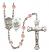 Saint George and Marines Rosary with Pink Beads