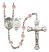 Guardian Angel and Nat'l Guard Rosary with Pink Beads