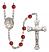 Our Lady of Czestochowa Rosary with Ruby Beads