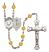 Pope Emeritace Benedict XVI Rosary with Topaz Beads