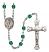 Santa Barbara Engravable Rosary with Zircon Beads