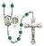 Saint Benedict Rosary with Zircon Beads