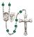 Saint Camillus of Lellis and Nurse Rosary with Zircon Beads