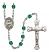 Saint Catherine Laboure Engravable Rosary with Zircon Beads