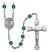 San Cristobal Engravable Rosary with Zircon Beads