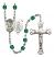 Saint Michael and Air Force Rosary with Zircon Beads