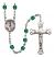 Virgen del Fatima Engravable Rosary with Zircon Beads