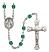 Saint Nino de Atocha Engravable Rosary with Zircon Beads