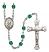 Blessed Trinity Engravable Rosary with Zircon Beads