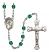 Blessed Caroline Gerhardinger Engravable Rosary with Zircon Beads