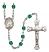 Saint Marie Magdalen Postel Engravable Rosary with Zircon Beads