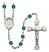 Saint Joseph Freinademetz Engravable Rosary with Zircon Beads