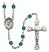 Saint Philip Neri Rosary with Zircon Beads