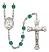 Saint Rose Philippine Duchesne Engravable Rosary with Zircon Beads