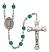 Saint Juliana of Cumae Engravable Rosary with Zircon Beads