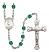 Saint Daniel Comboni Engravable Rosary with Zircon Beads