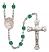 Blessed Herman the Cripple Engravable Rosary with Zircon Beads