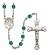 Sts. Peter & Paul Engravable Rosary with Zircon Beads