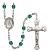 Our Lady of Rosa Mystica Engravable Rosary with Zircon Beads