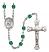 Guardian Angel of the World Engravable Rosary with Zircon Beads