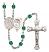 Saint Sebastian and Choir Rosary with Zircon Beads