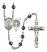 Saint Benedict Rosary with 6mm Hematite Beads