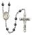 Maria Stein Engravable Rosary with 6mm Hematite Beads