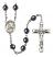 Our Lady of Providence Engravable Rosary with Hematite Beads