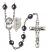 Saint John Paul II Rosary with Hematite Beads