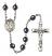 Blessed Karolina Kozkowna Engravable Rosary with Hematite Beads